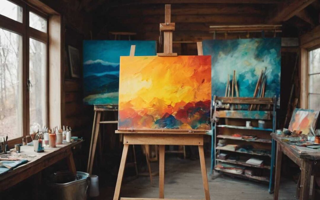 Choisir le bon chevalet de peinture pour votre atelier créatif