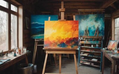 Choisir le bon chevalet de peinture pour votre atelier créatif